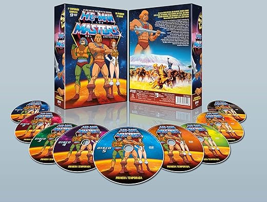 He-Man y los Masters del Universo Temporada 1 Pack 9 DVDs 1983 He-Man and the Masters of the Universe Season 1